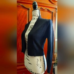 Calvin Klein black bolero dress sweater/jacket, S